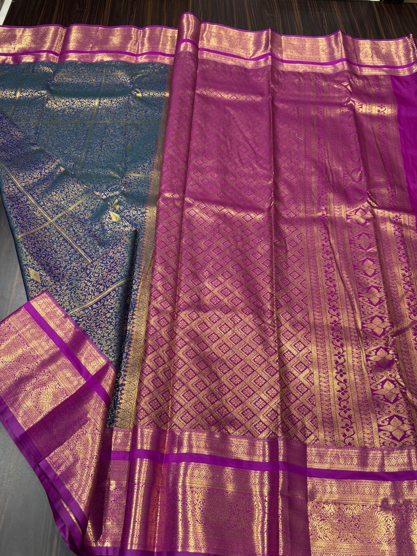 Semi Kanchipuram silk