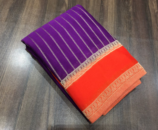 Semi Mysore Crape Silk