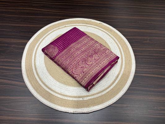 Soft crape saree