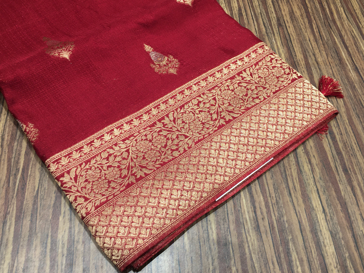 Russian crape saree