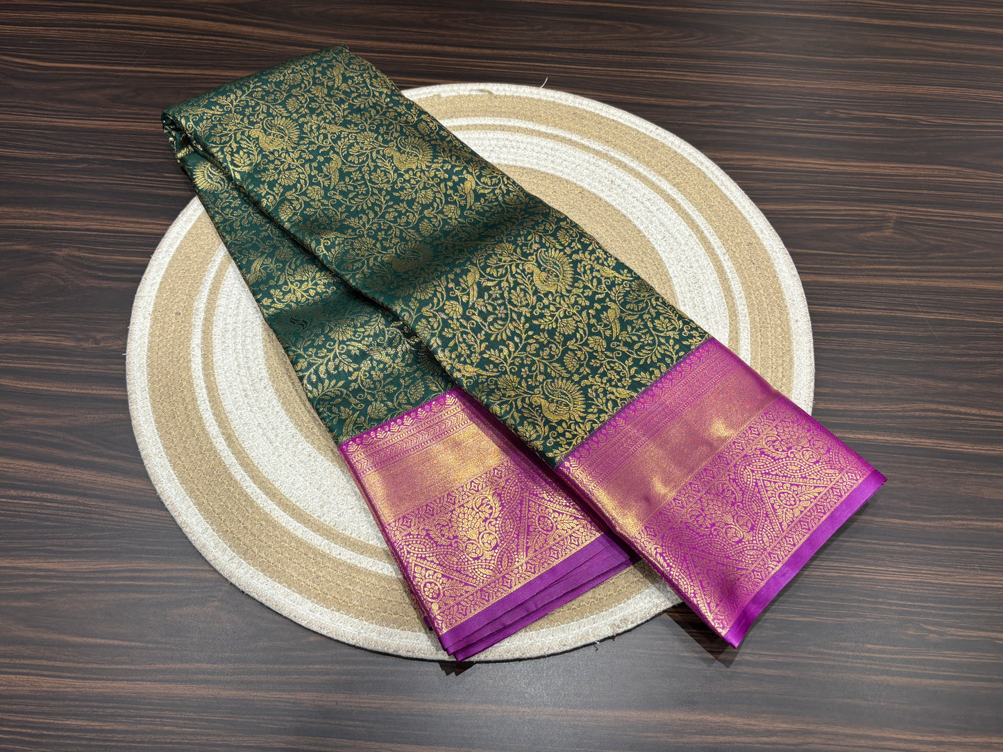 Semi Kanchipuram silk