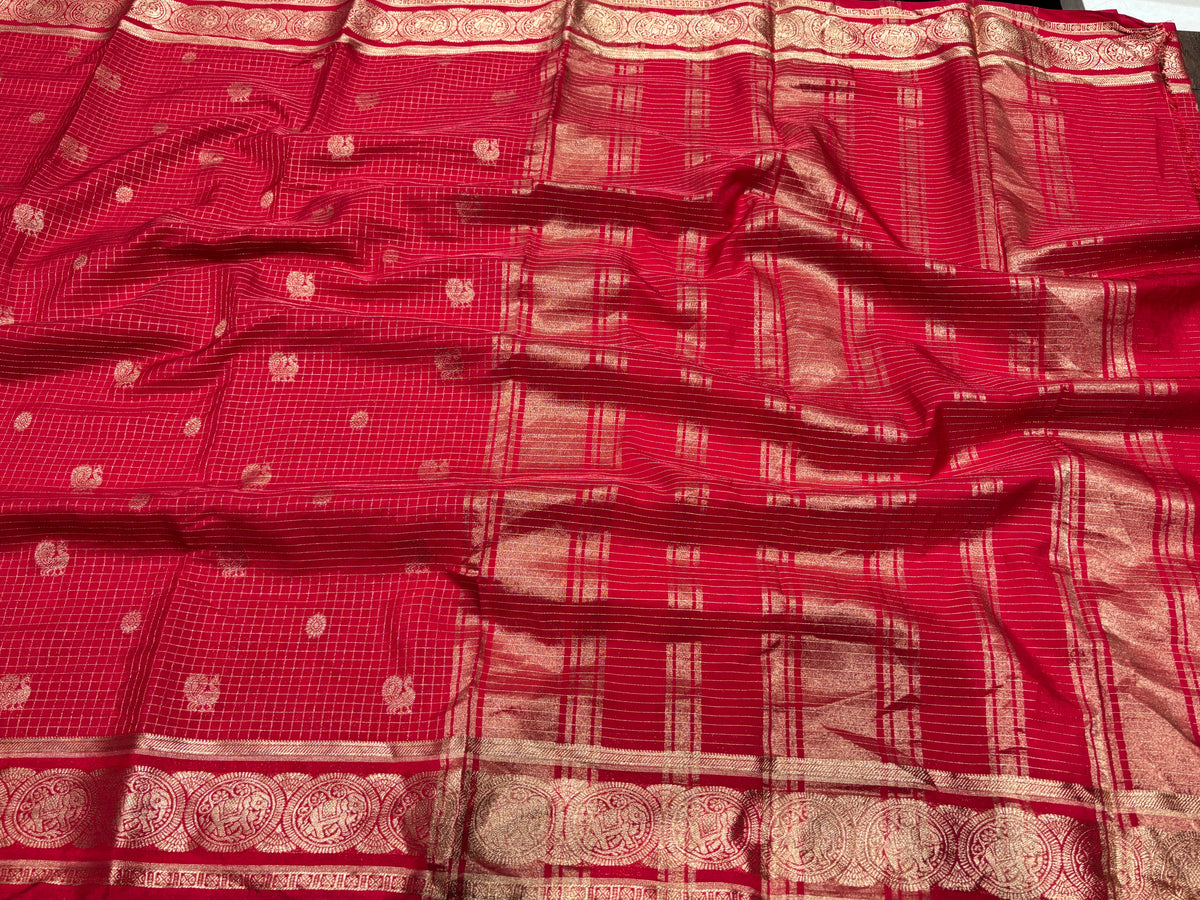 Semi Mysore Crape Silk