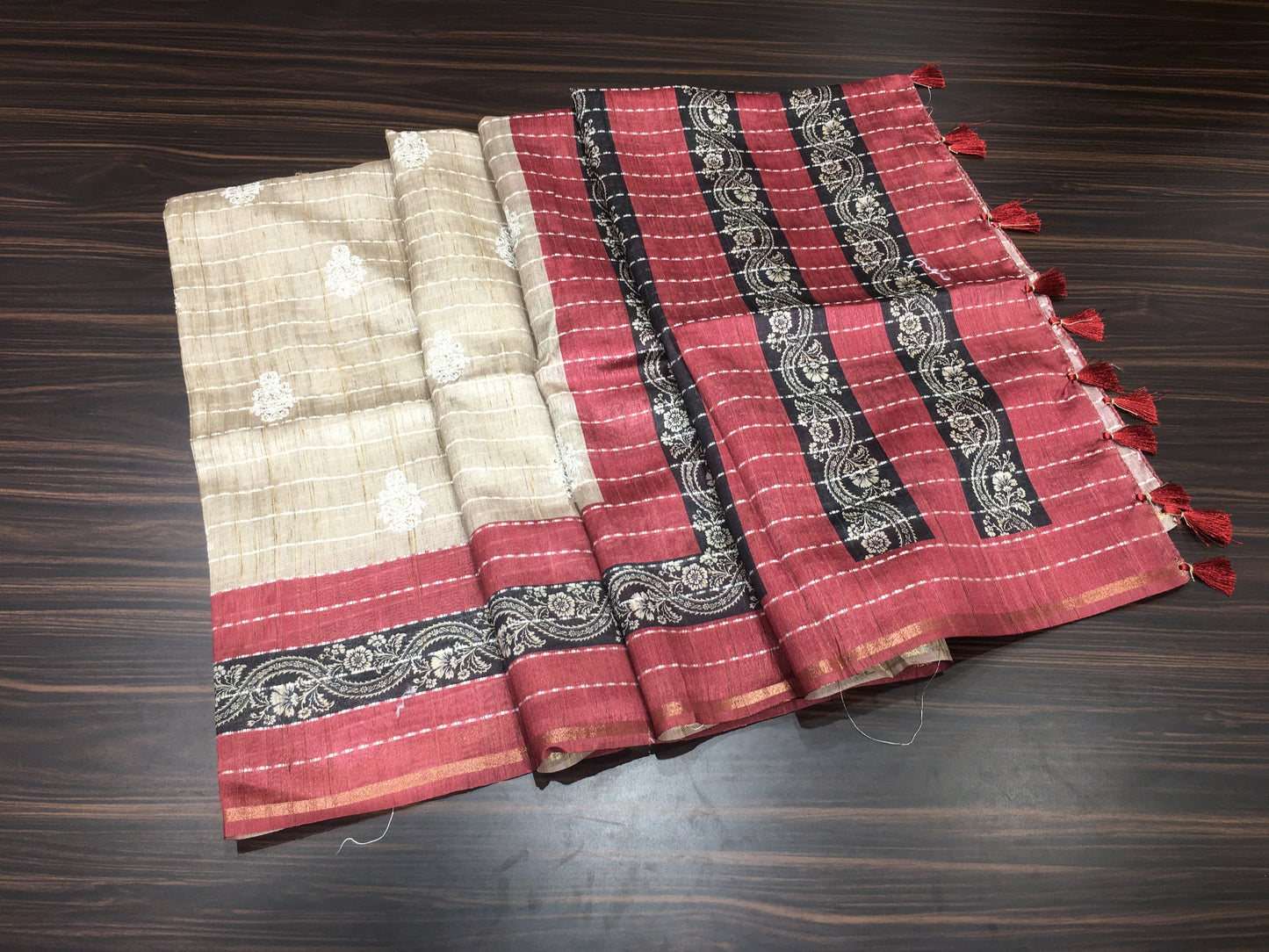 Fancy cotton saree