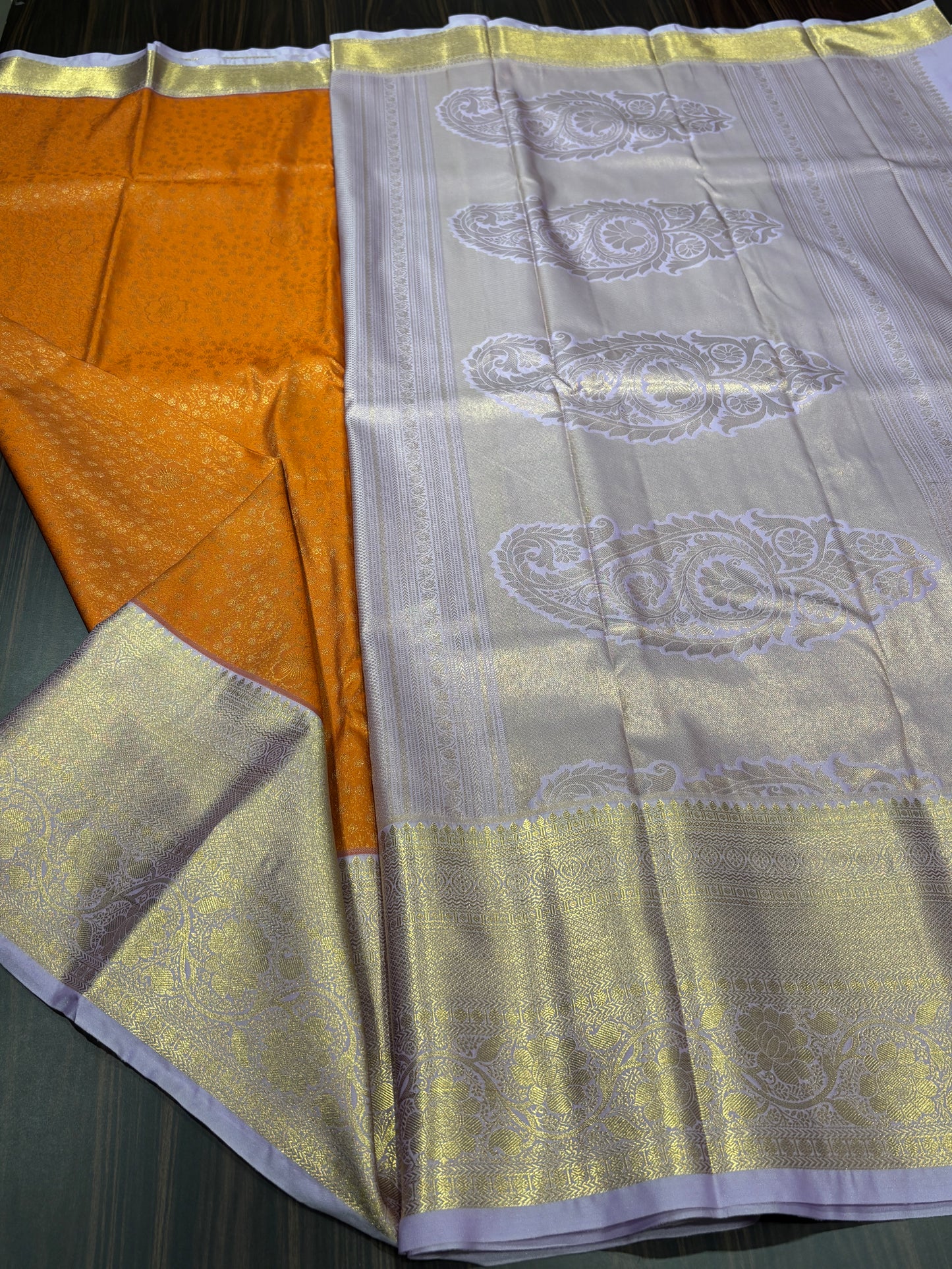 Semi Kanchipuram silk