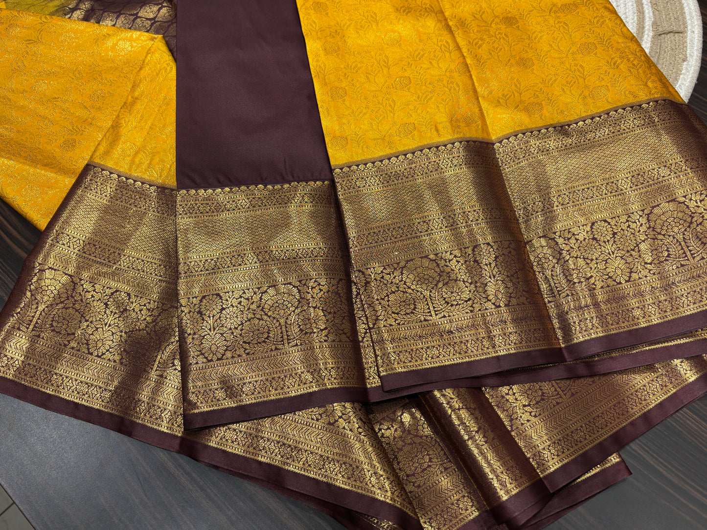 Semi Kanchipuram silk