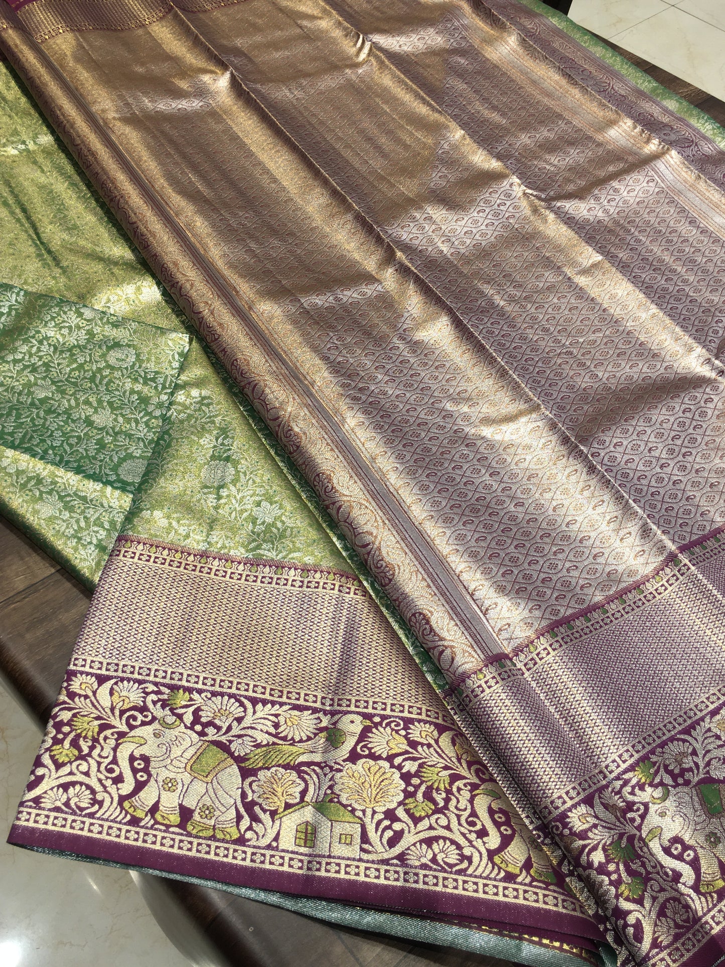 Semi Kanchipuram Tissue