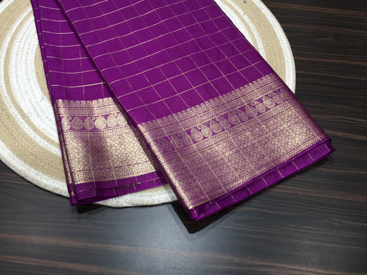 Semi Mysore Crape Silk