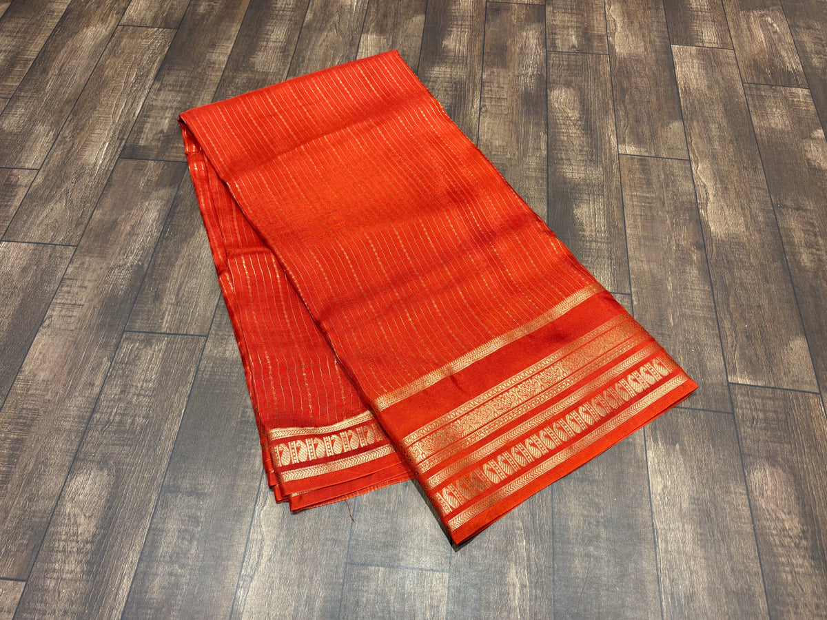 Semi Mysore Crape Silk