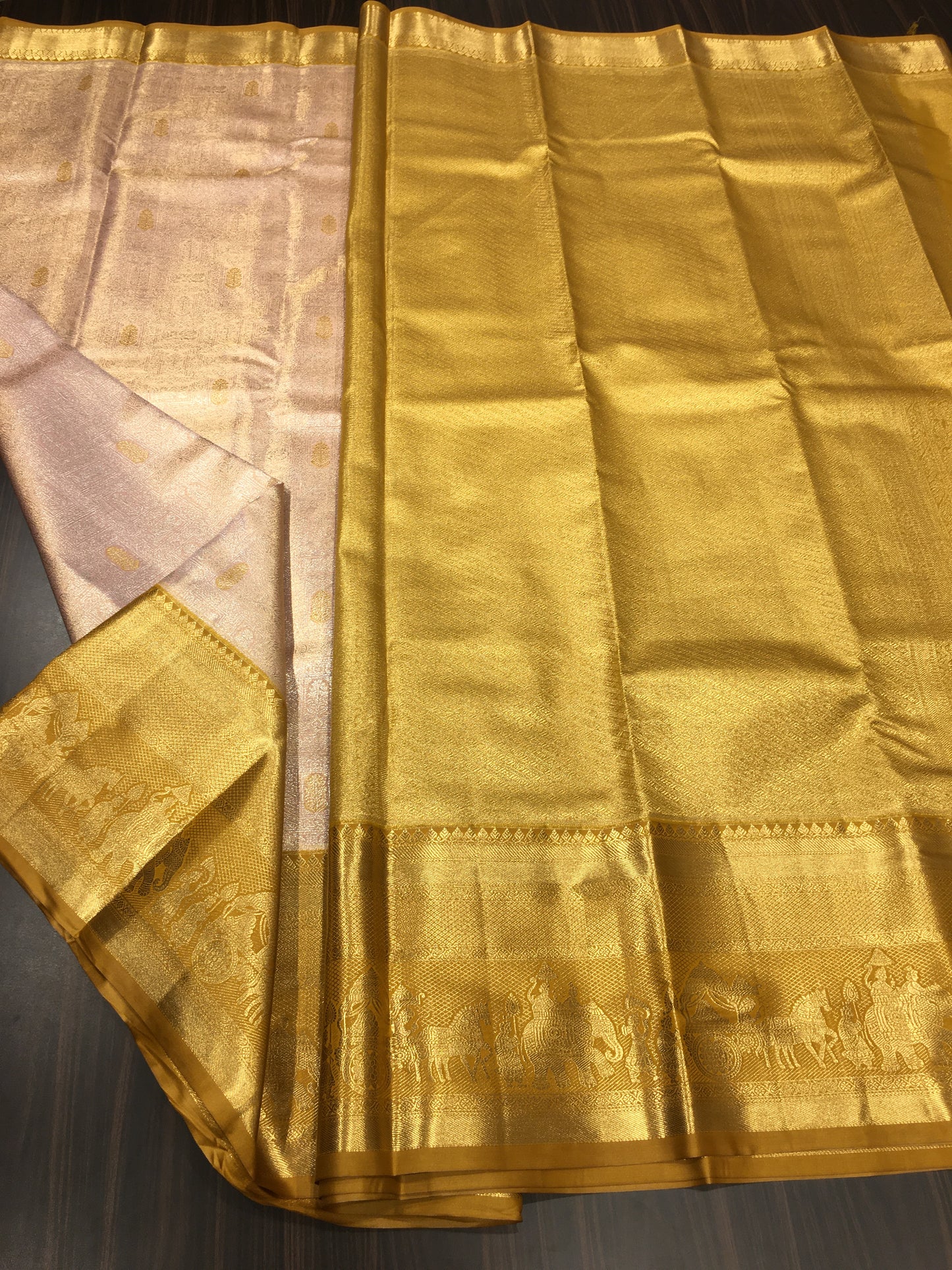 Semi Kanchipuram silk