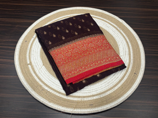 Chiffon georgette saree