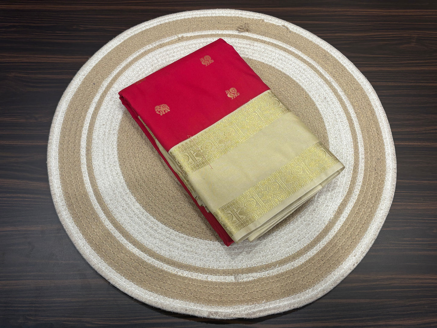 Semi Kanchipuram silk