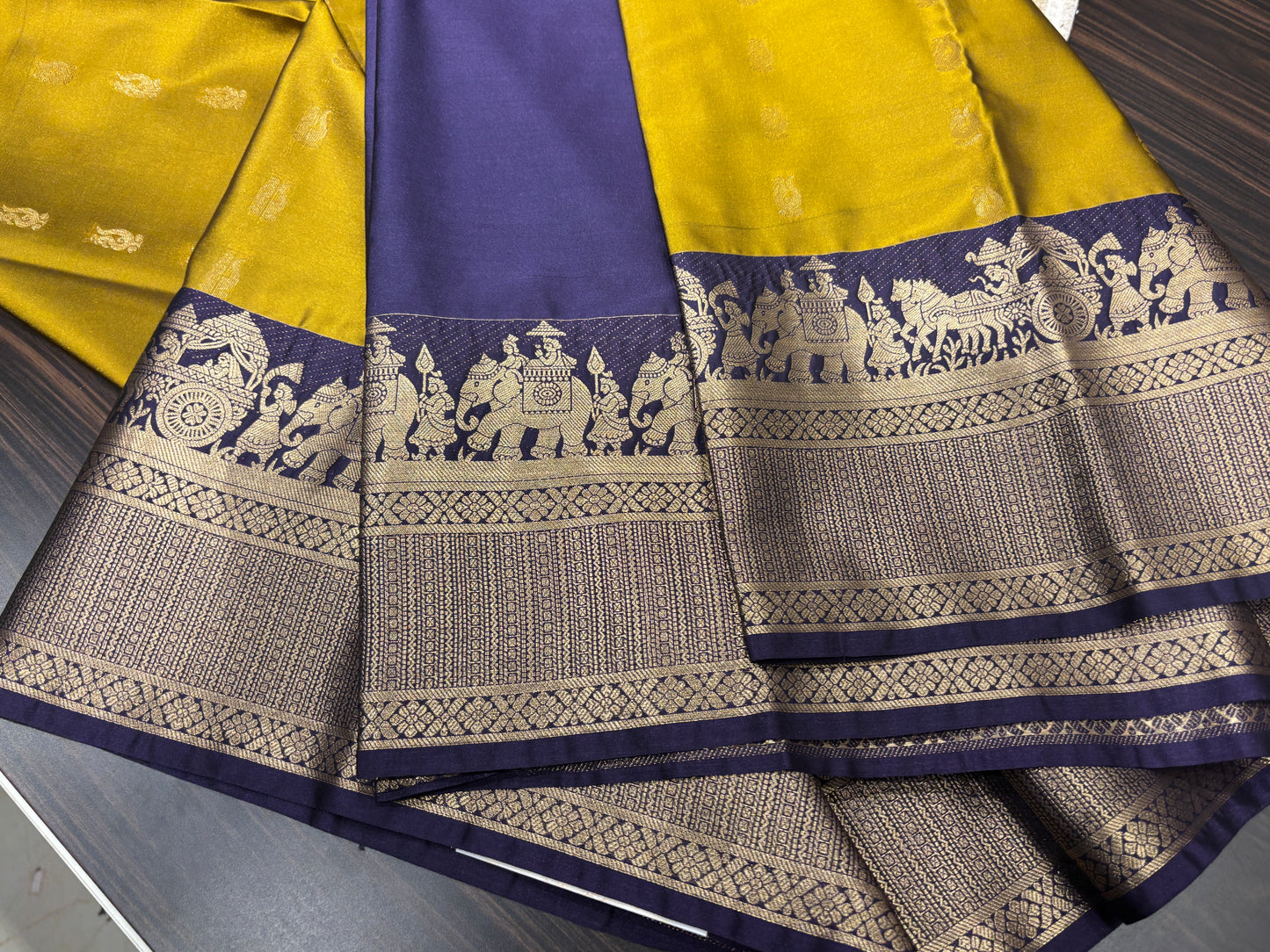 Semi Kanchipuram silk