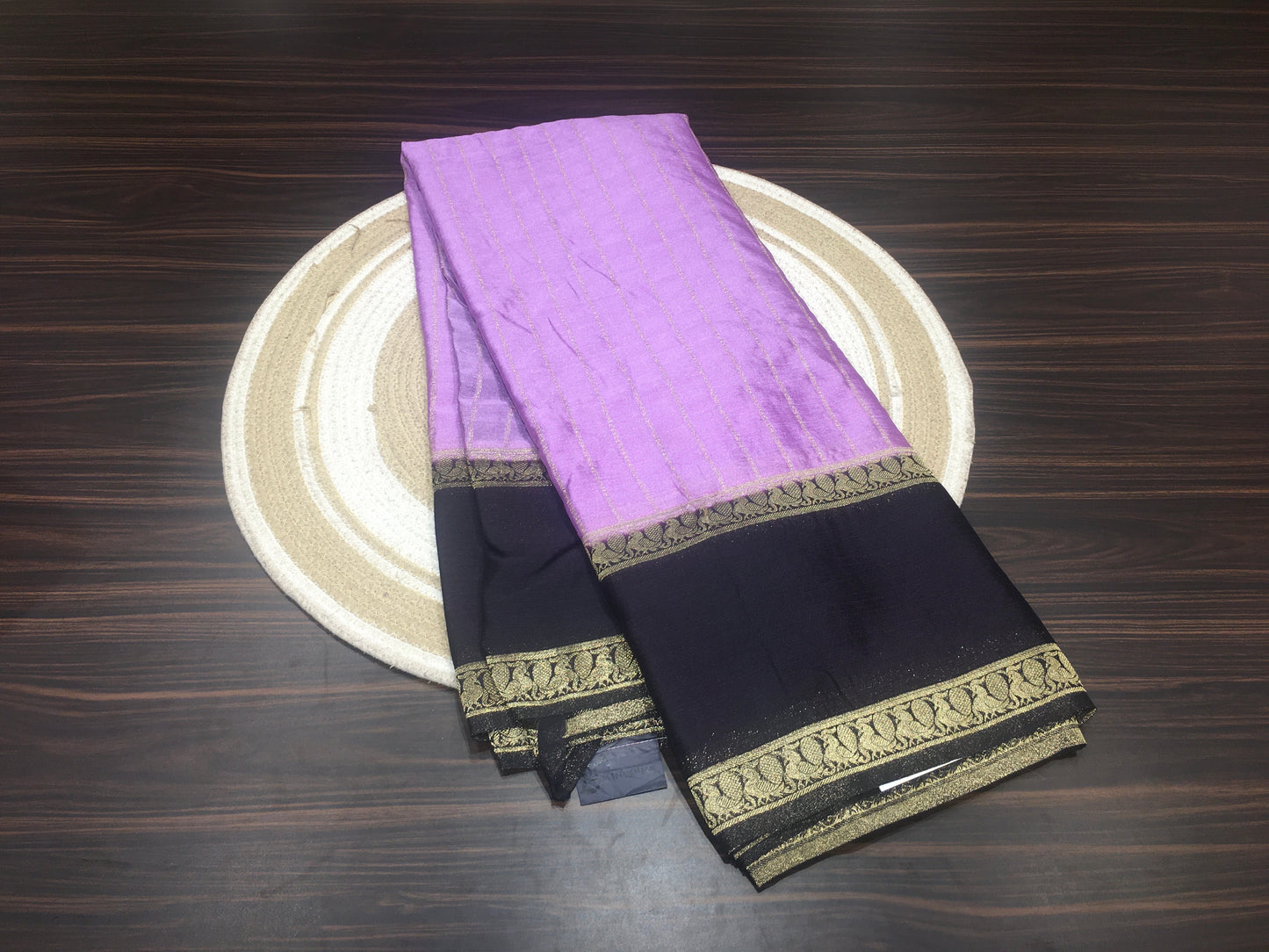 Chiffon crape saree