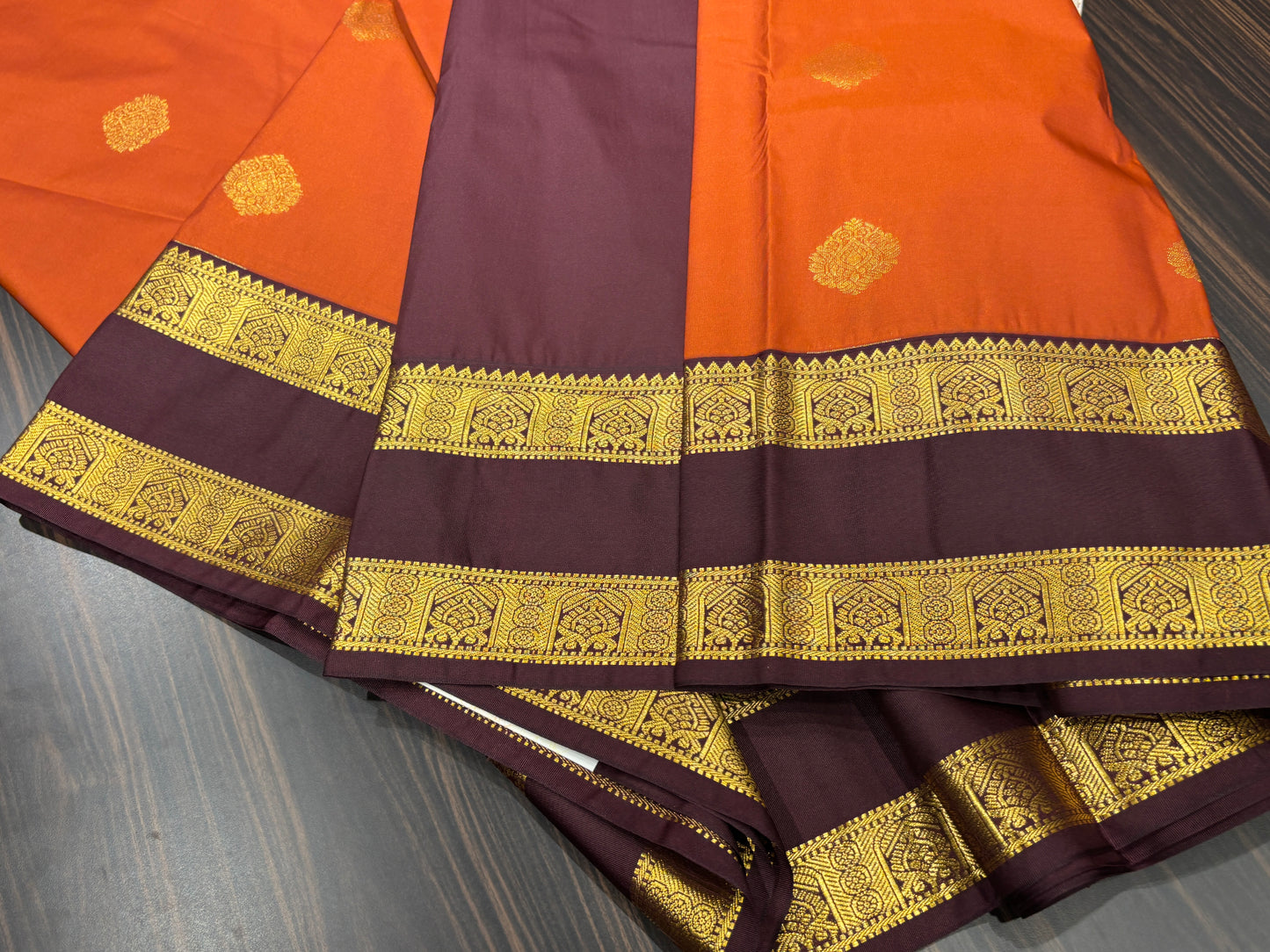 Semi Kanchipuram silk
