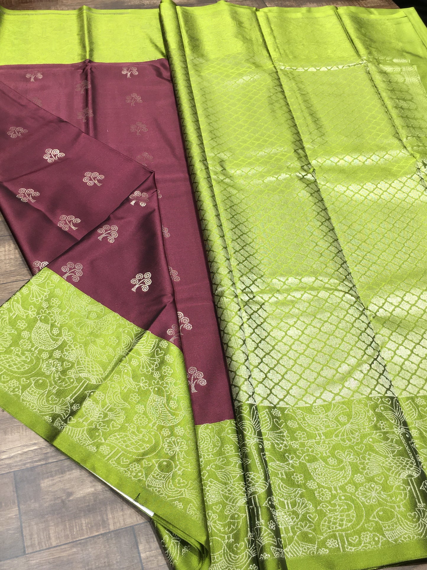 Semi Kanchipuram silk