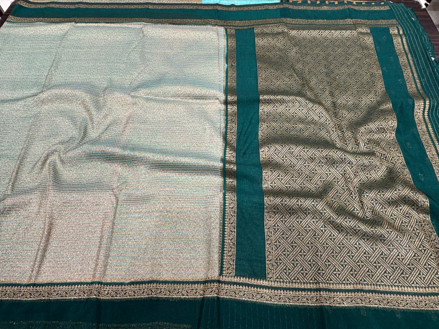 Dupion silk saree
