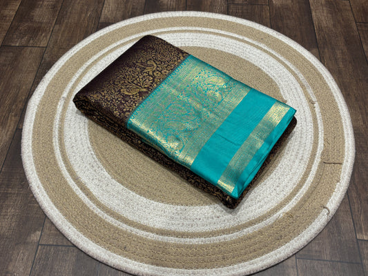 Semi Kanchipuram silk