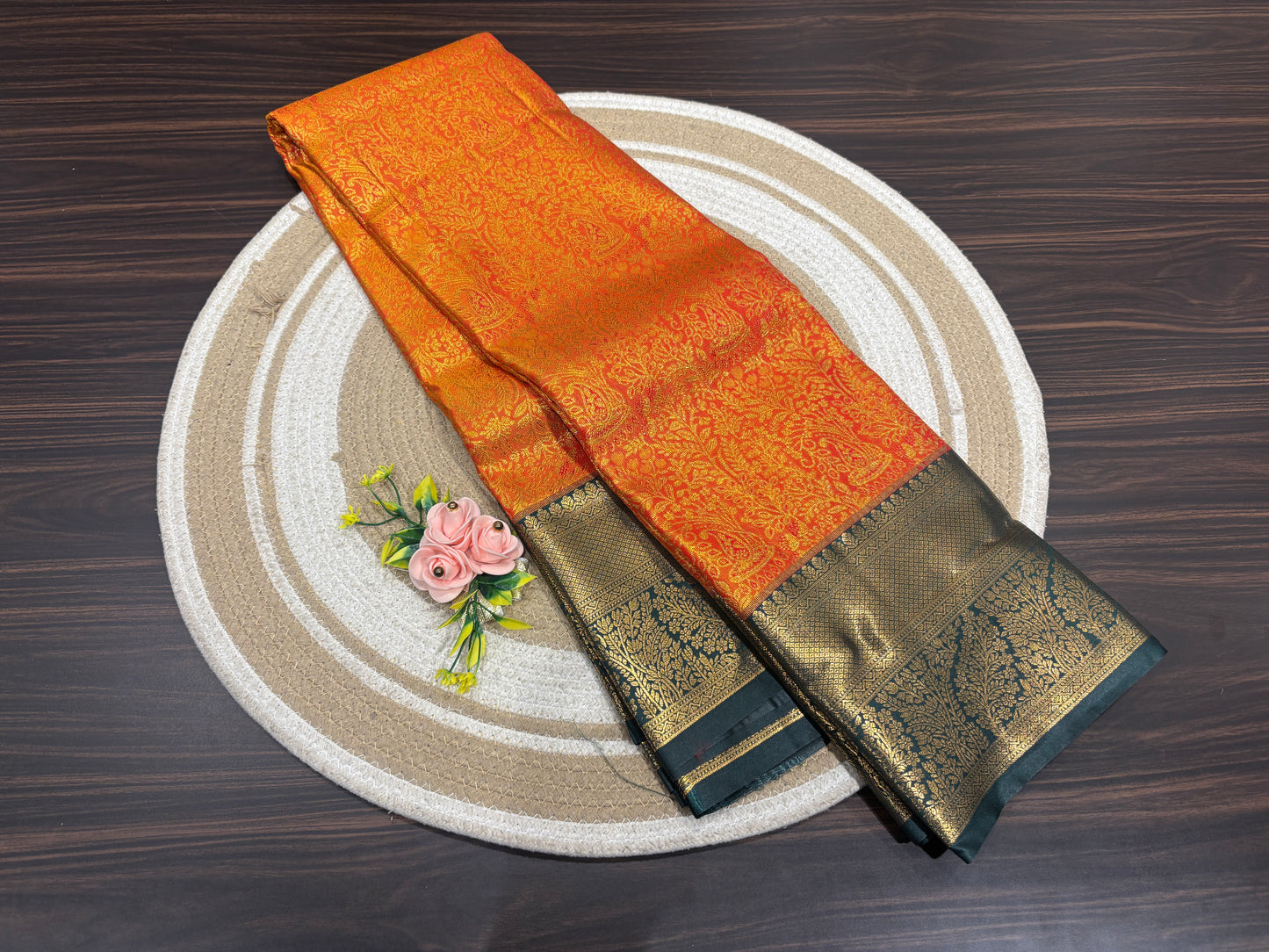 Semi Kanchipuram silk