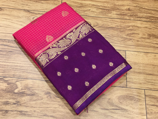 Semi Mysore Crape Silk