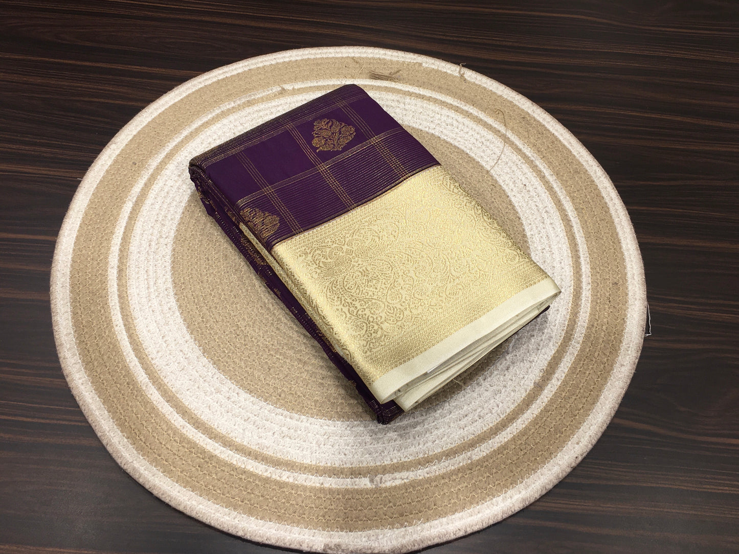Semi Kanchipuram silk