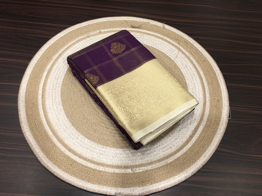 Semi Kanchipuram silk