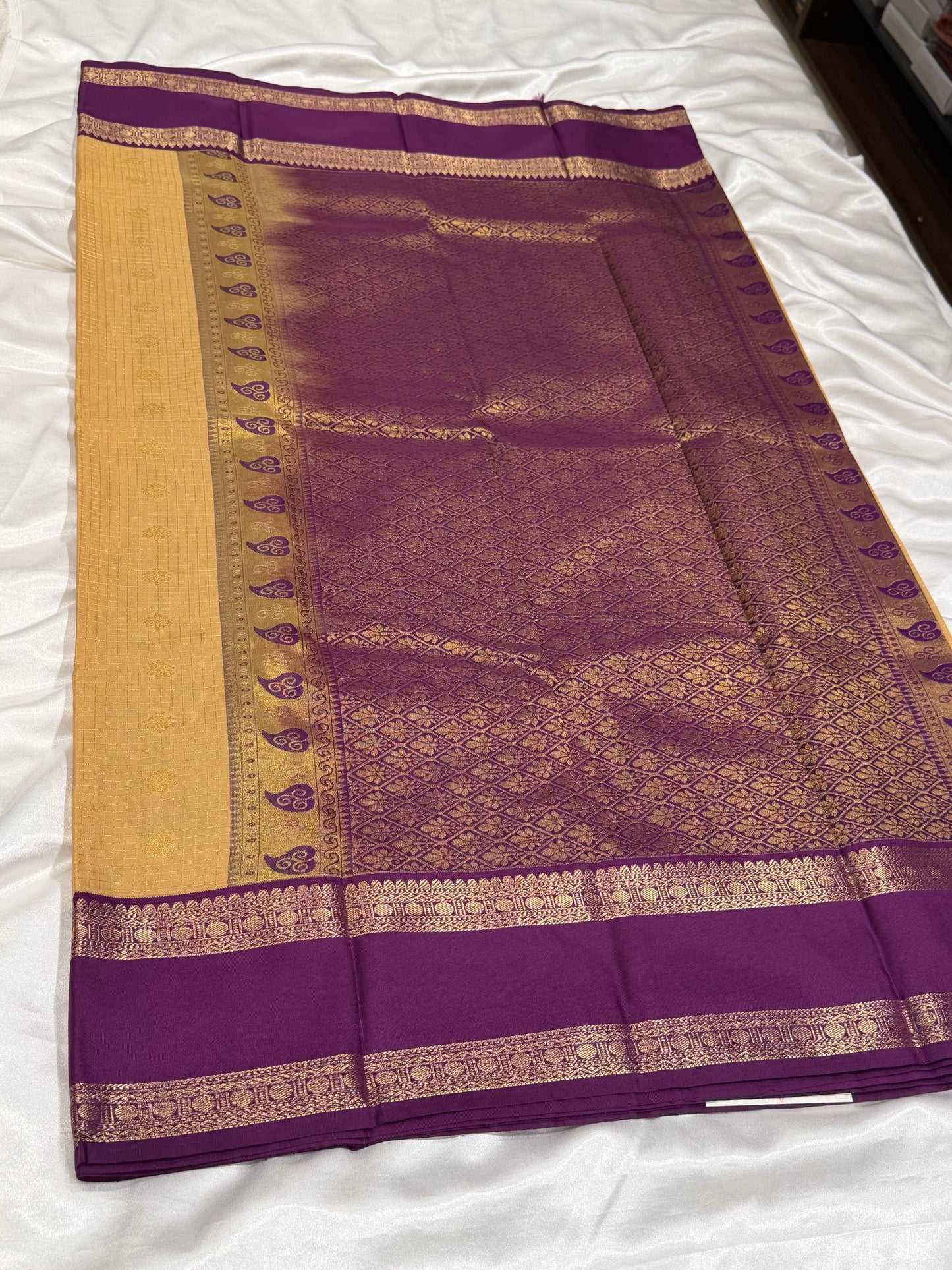 Semi Kanchipuram silk