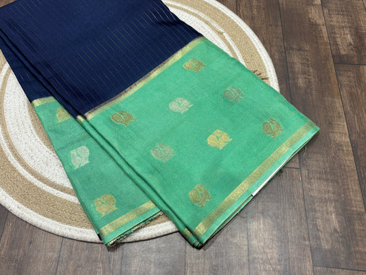 Semi Mysore crape saree