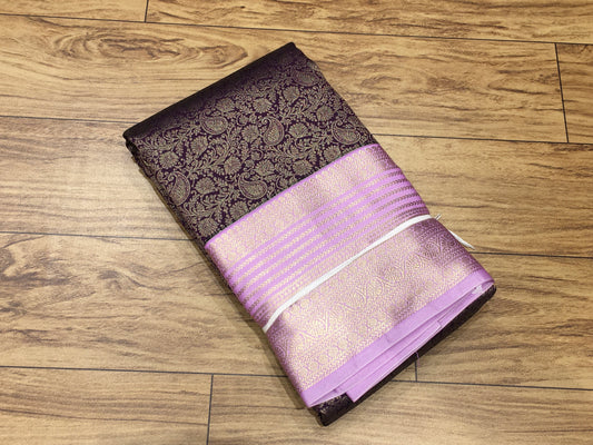 Semi Kanchipuram brocade