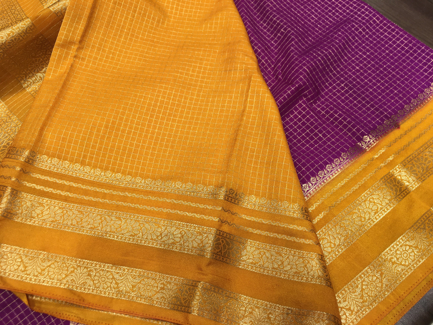 Semi Mysore Crape Silk