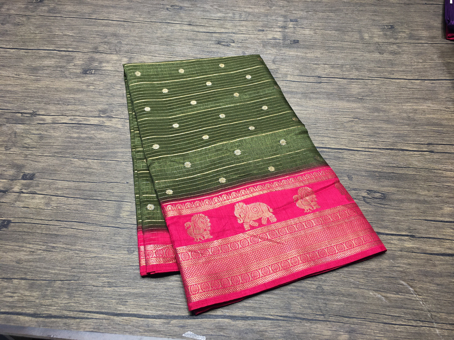 Semi tussar Saree
