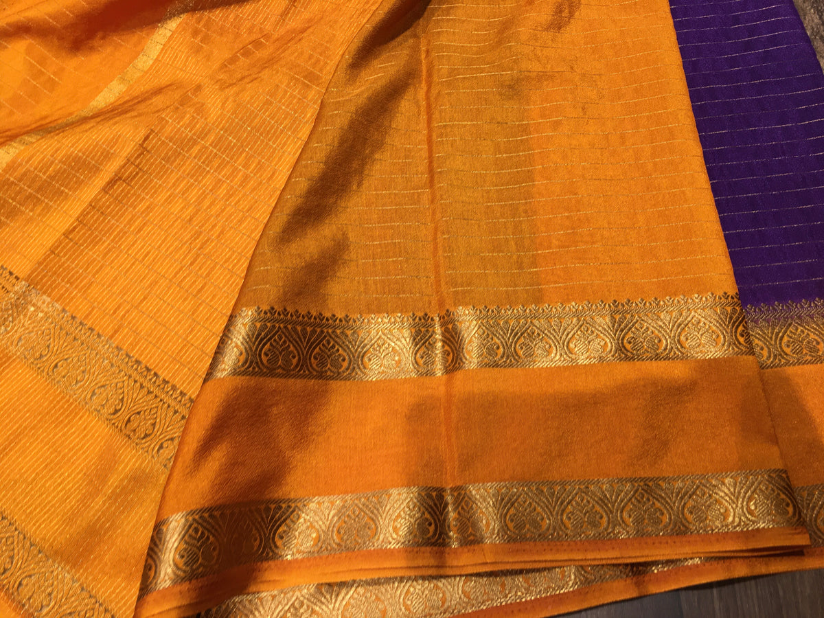 Semi Mysore Crape Silk