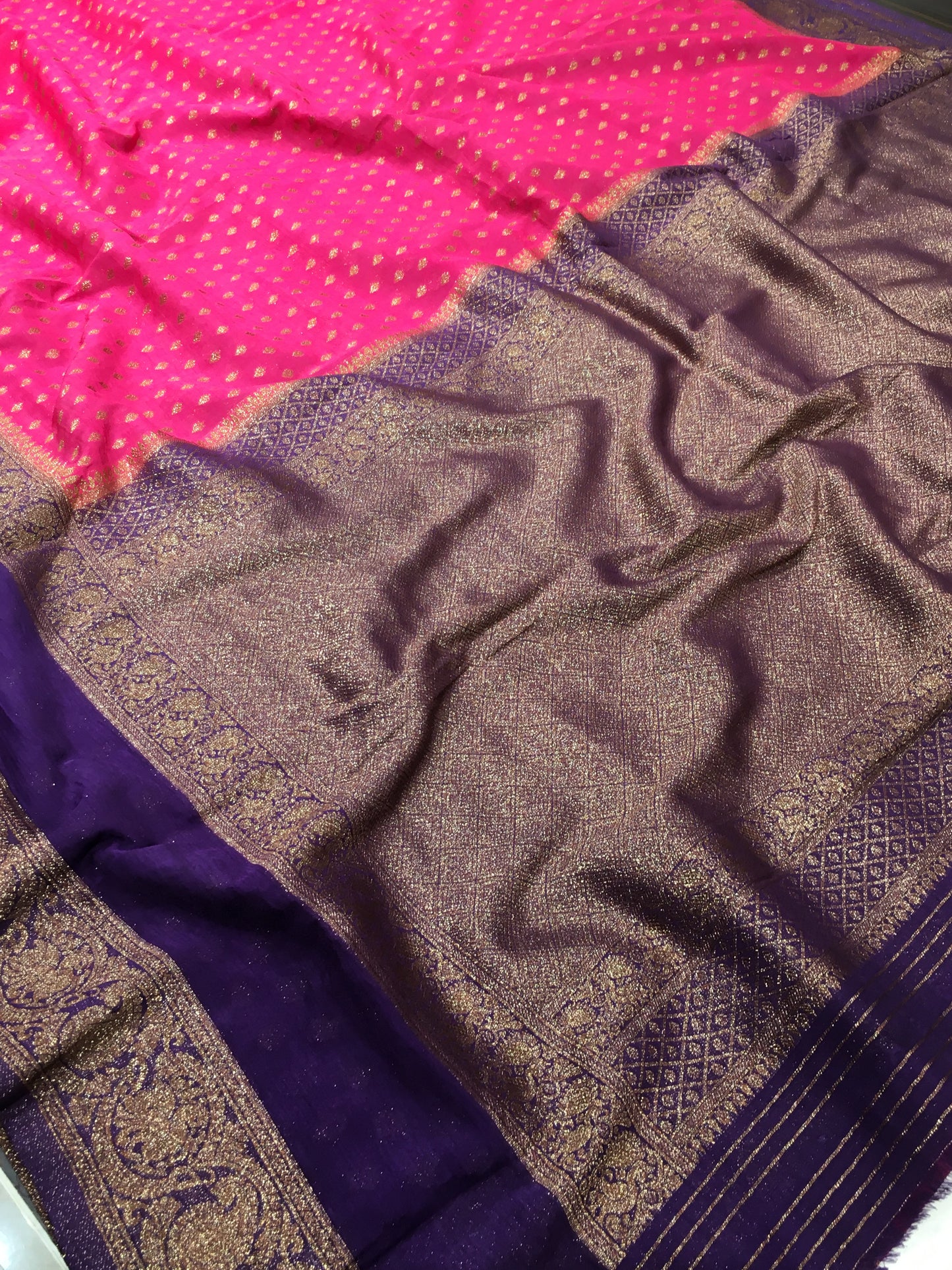 Chiffon georgette saree