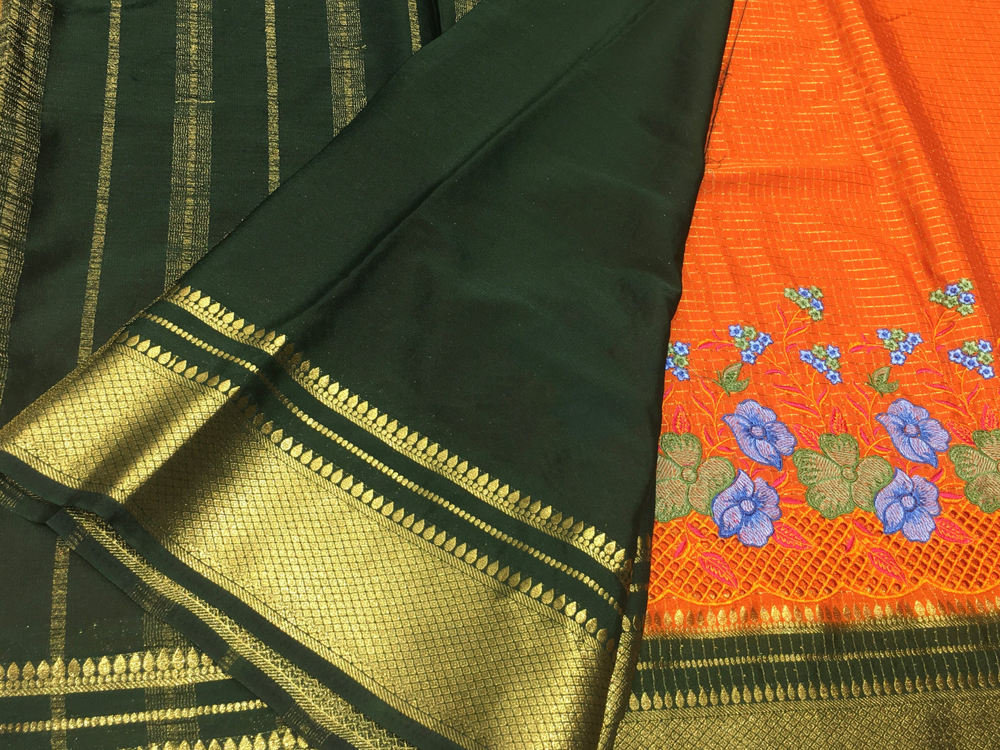 Semi Mysore crape silk