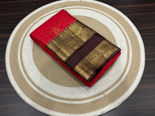 Semi Kanchipuram silk