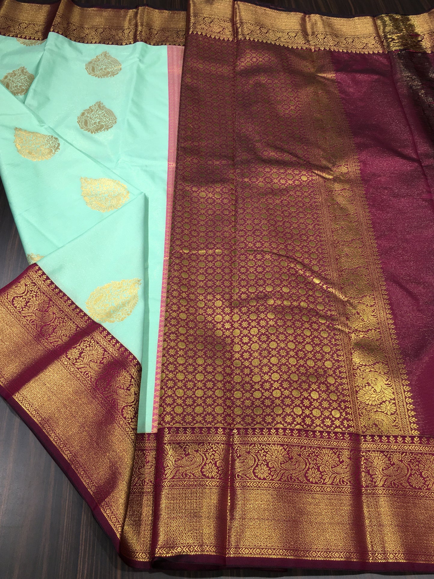 Semi Kanchipuram silk