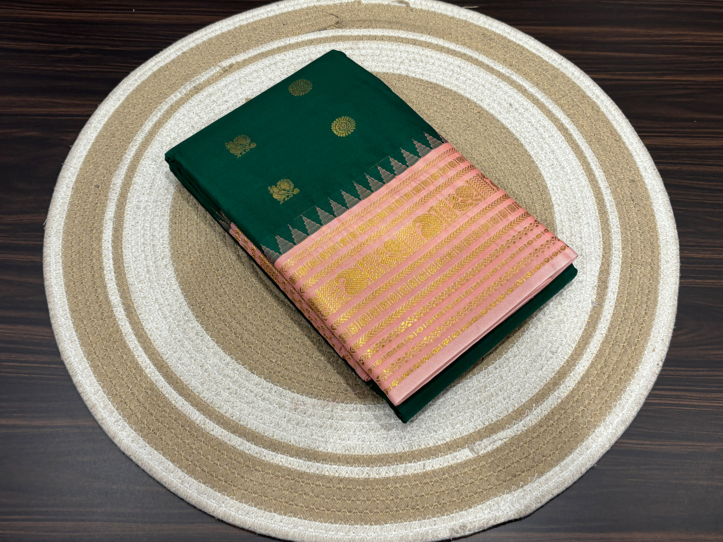 Semi Kanchipuram silk
