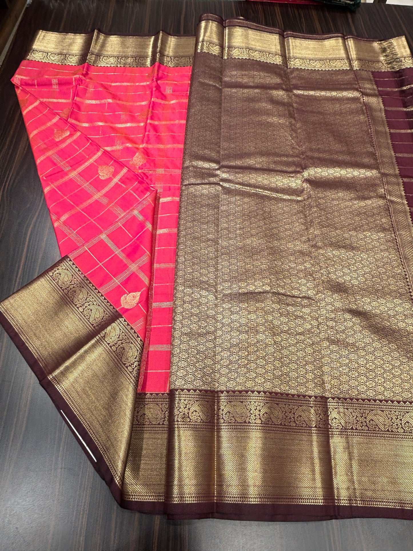Semi Kanchipuram silk