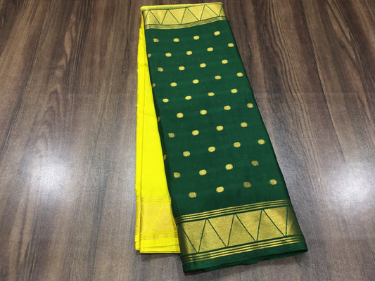 Semi Mysore Crape Silk