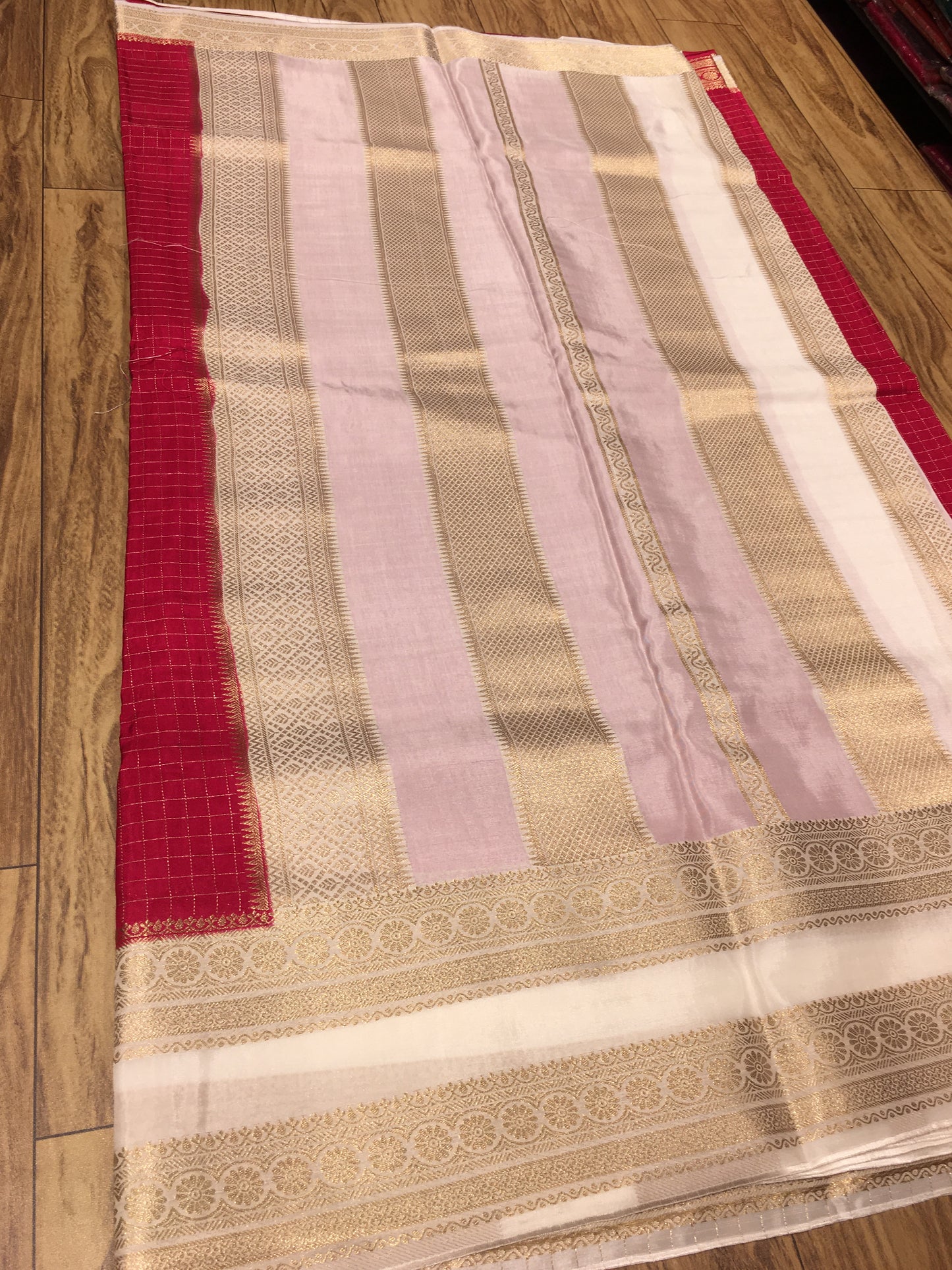 Moonga Crape Saree