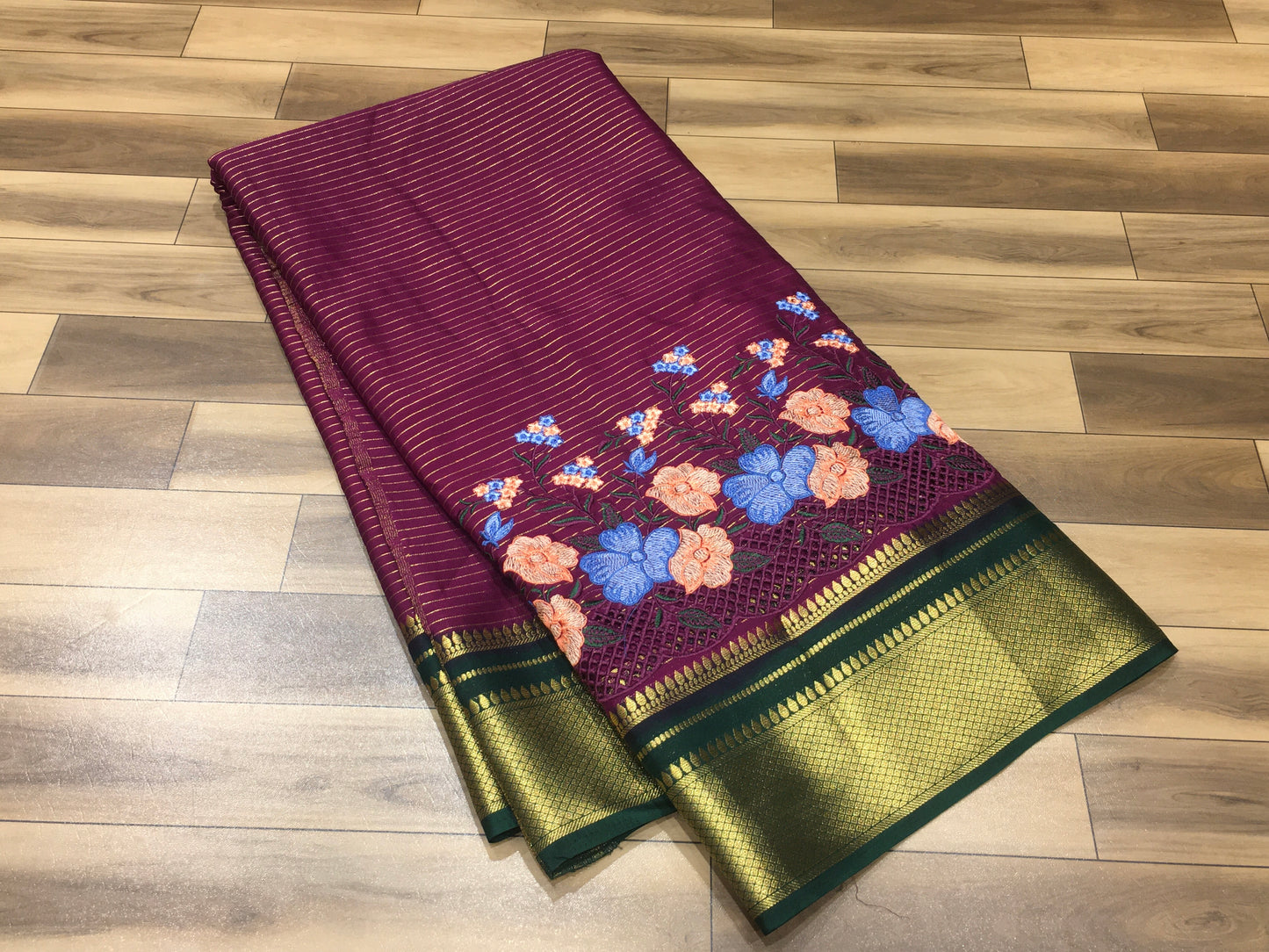 Semi Mysore crape silk