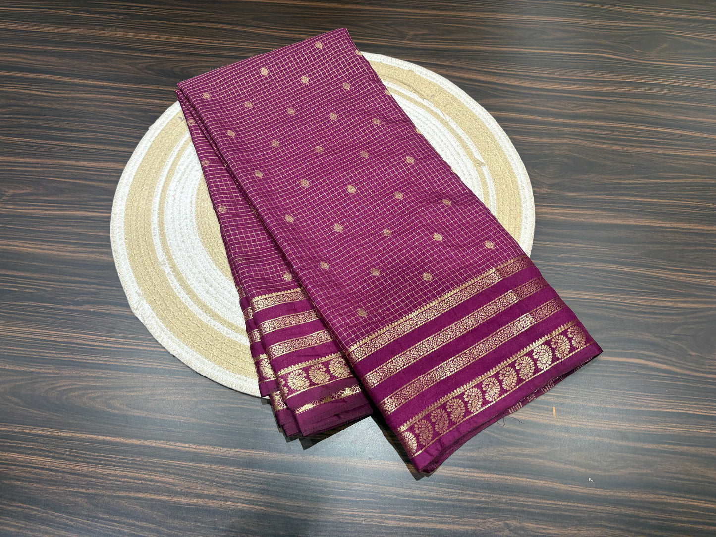 Semi Mysore crape
