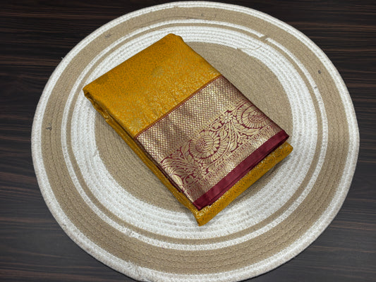 Semi Kanchipuram silk