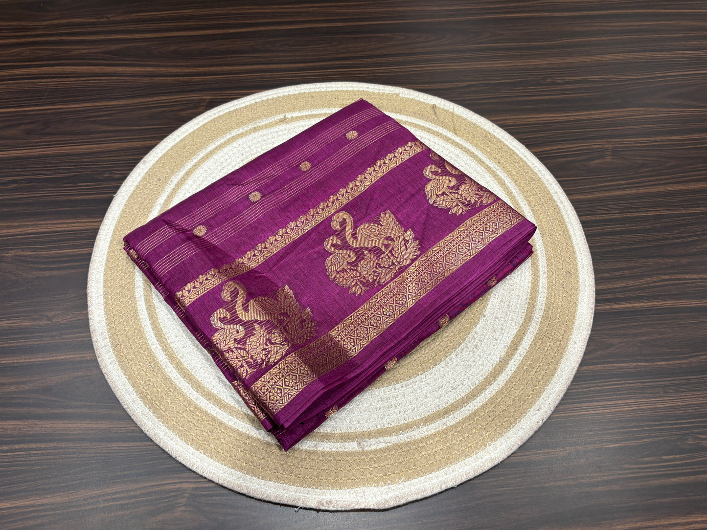 Mulberry silk saree