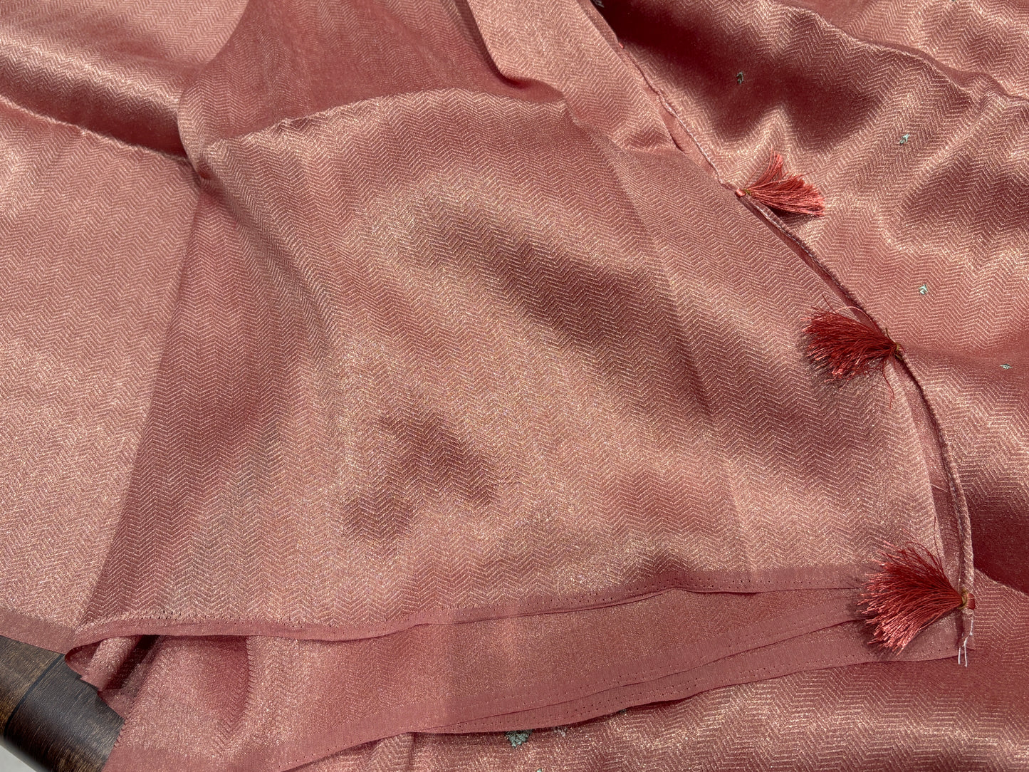 Soft tussar saree with thread work