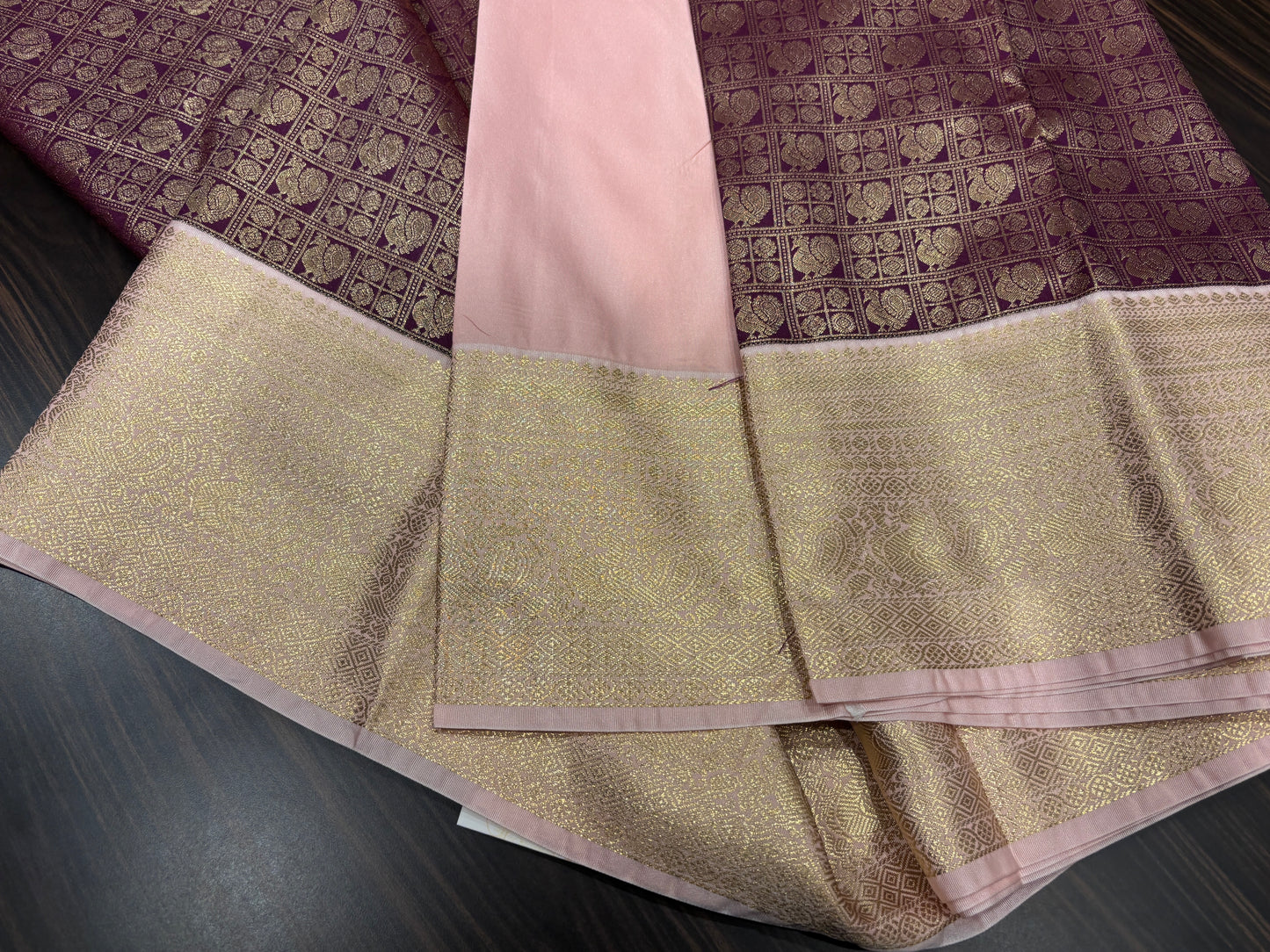 Semi Kanchipuram silk