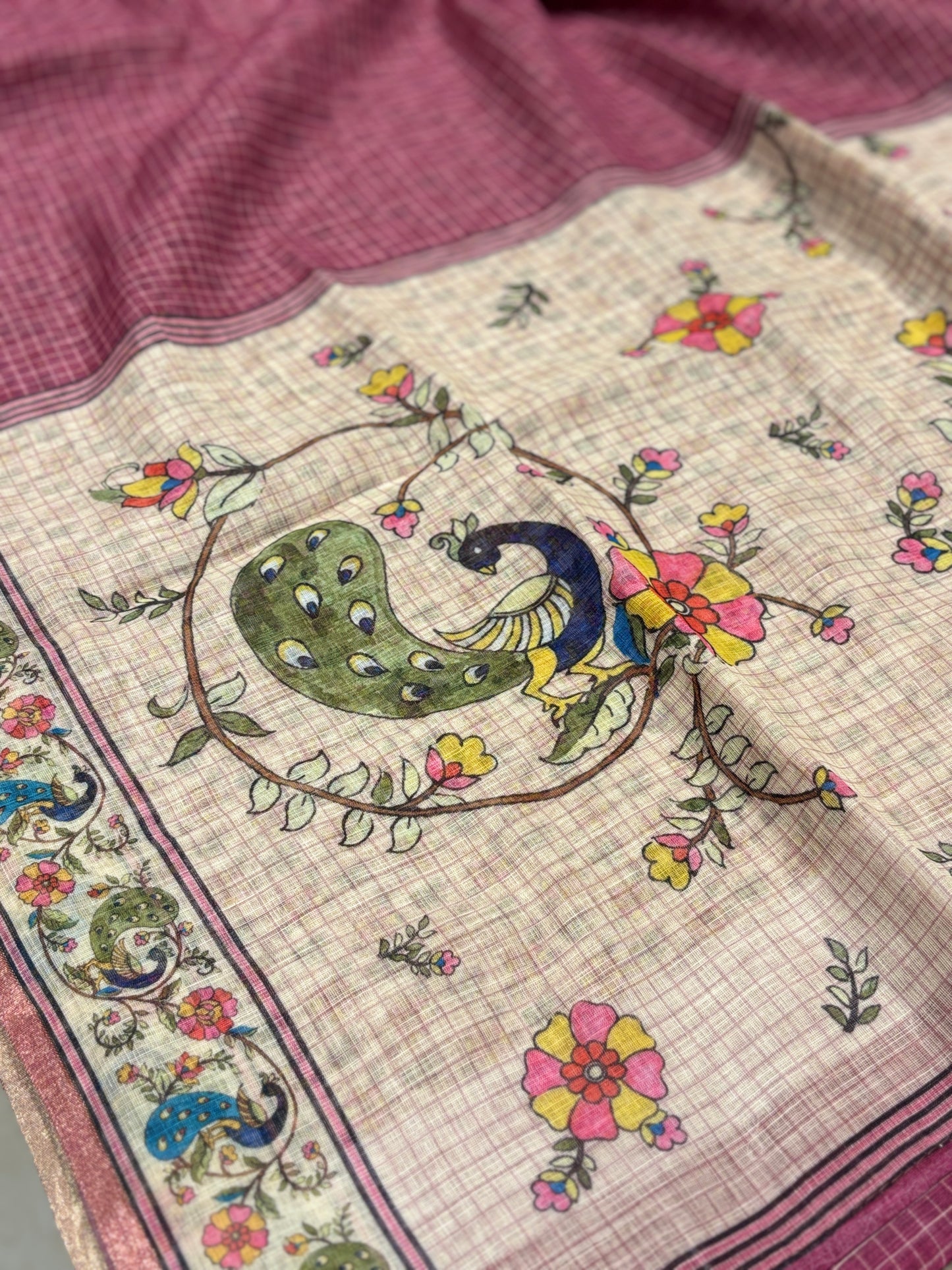 Fancy cotton saree