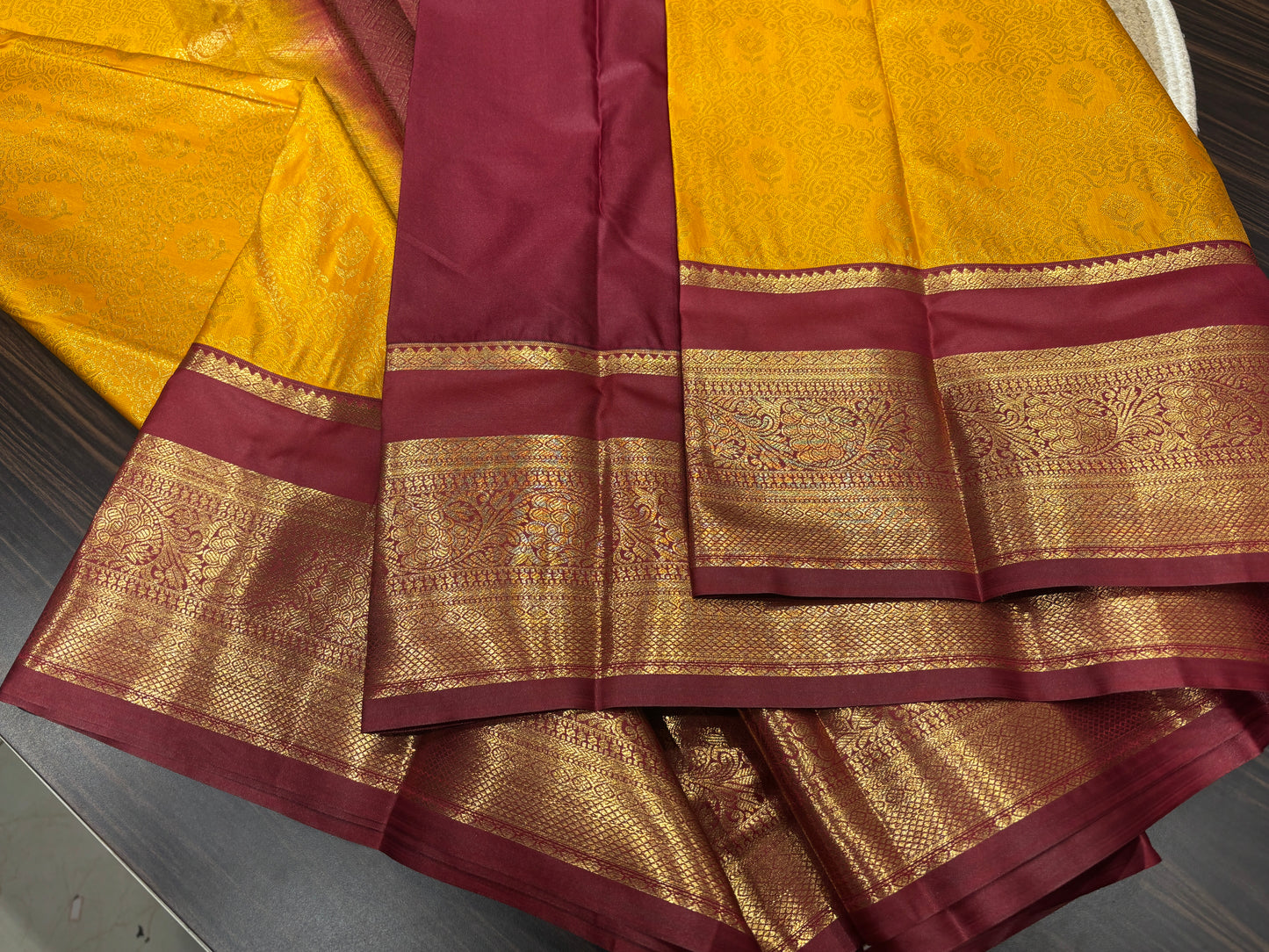 Semi Kanchipuram silk