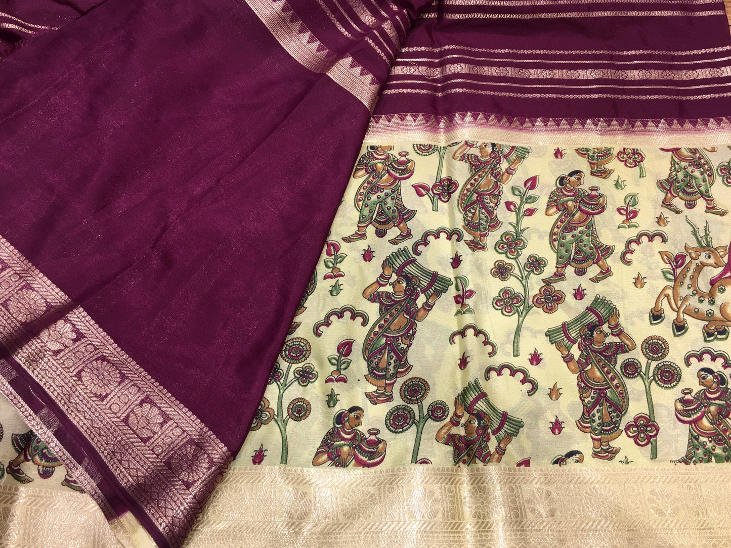 Semi Mysore Crape Silk