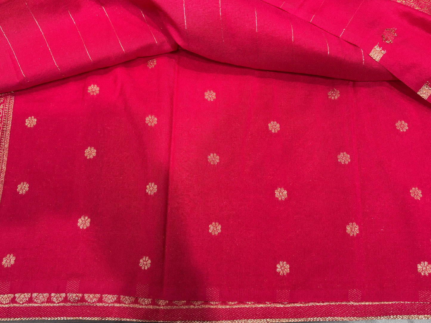 Soft crape saree