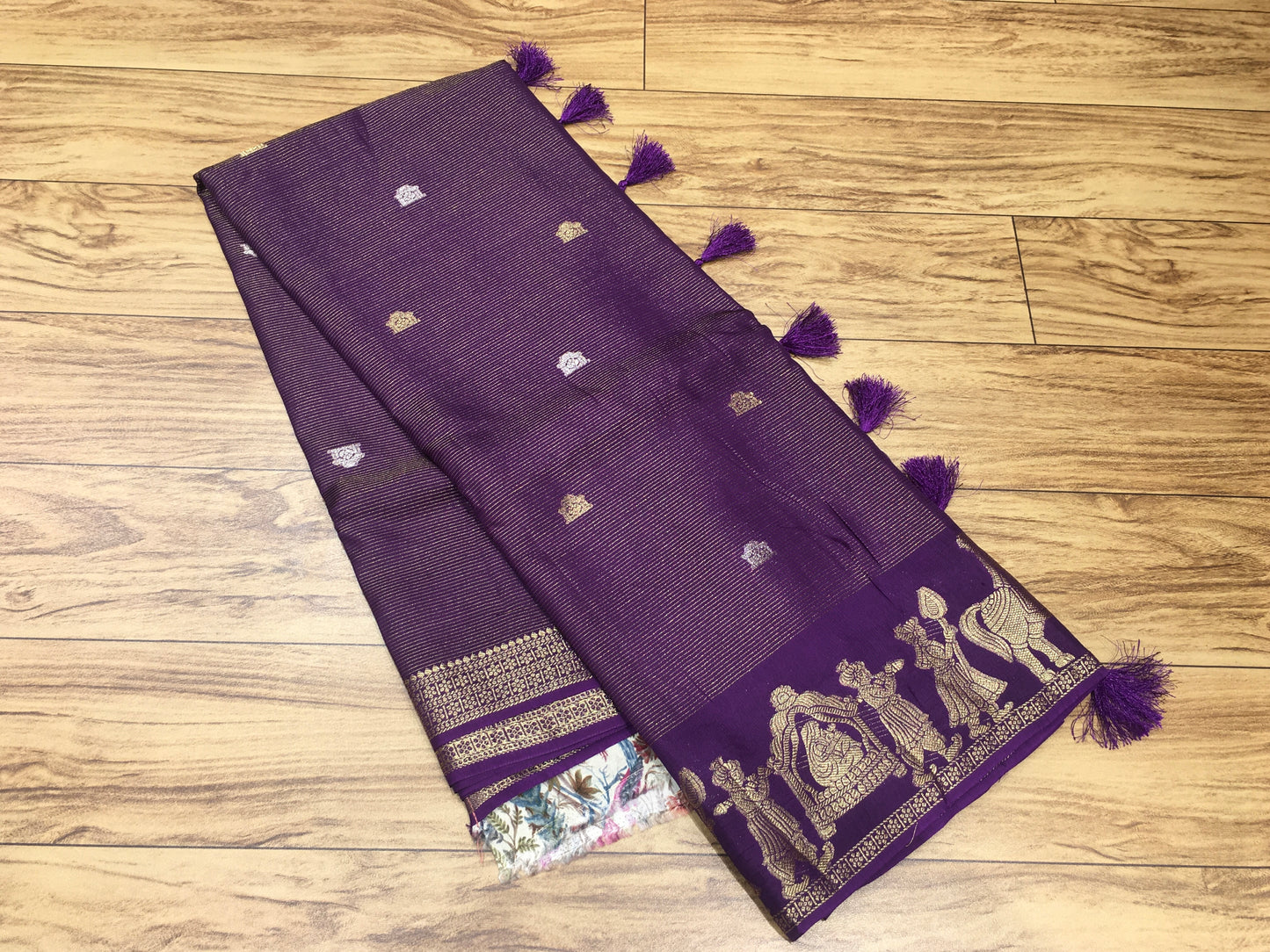 Moonga Crape Saree